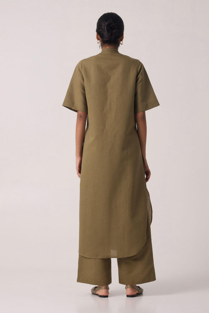 Ethel Olive Co-Ord Set cotton by The Summer House for women in Singapore