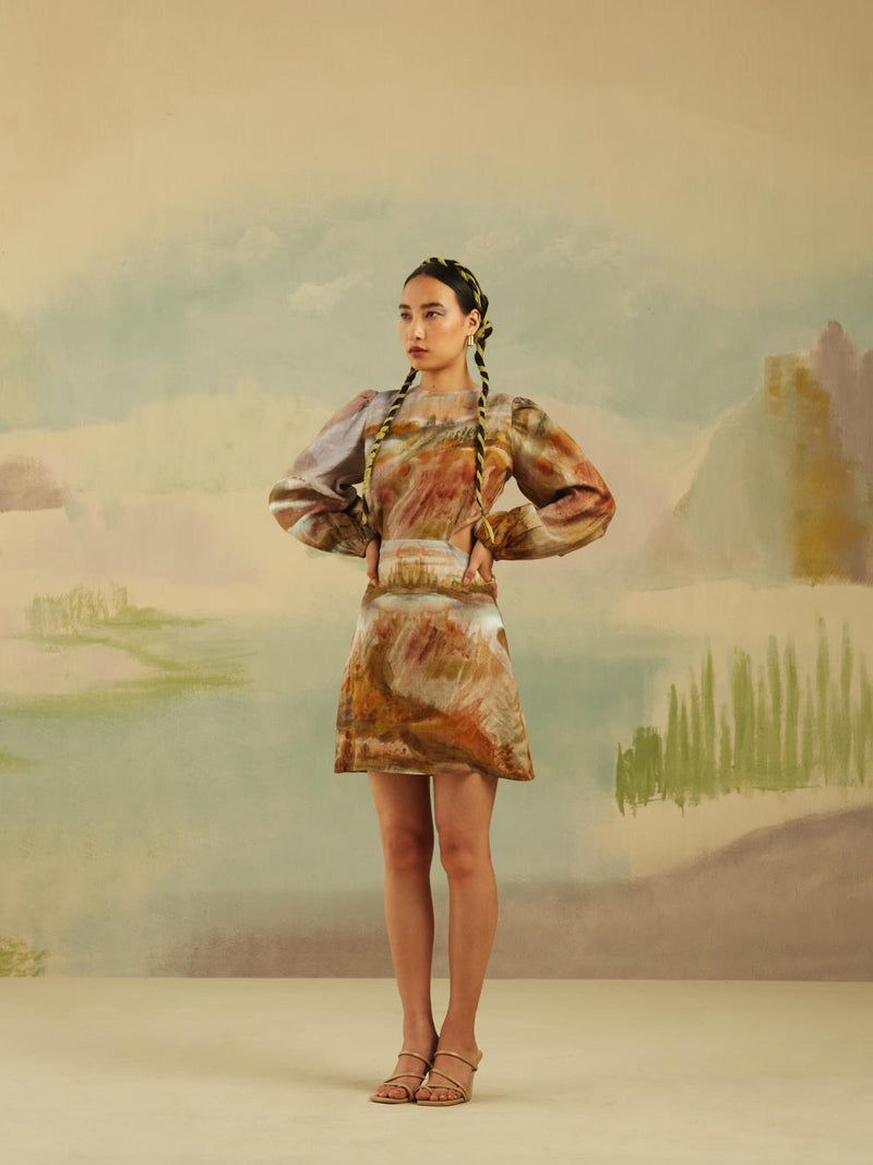 Euro Dress - Terrain linen Dress by CORD for women in Singapore