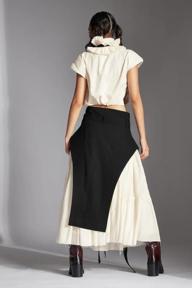 Eva Shirt-White cotton by Chola in white color for women in Singapore