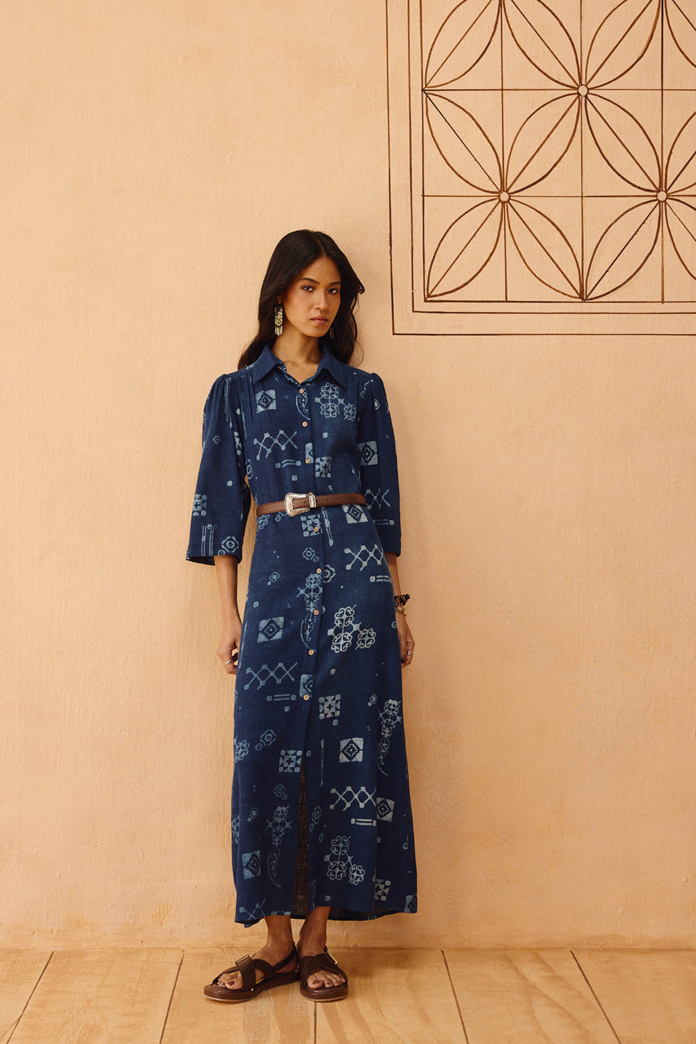 Buy Everyday Heirloom Handspun Handwoven Organic Cotton Maxi Dress in Singapore