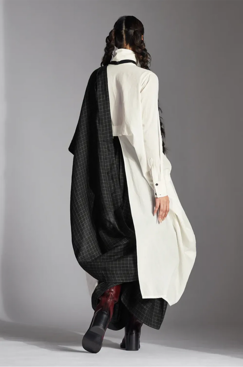 Eza Shirt-White cotton by Chola in white color for women in Singapore