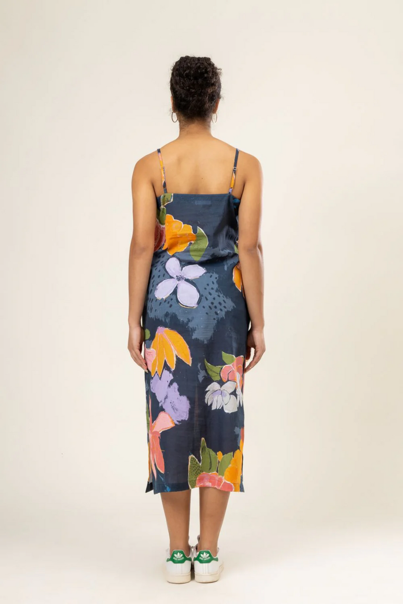 CLAIRE SLIP DRESS mul by Doodlage in multi color for women in Singapore