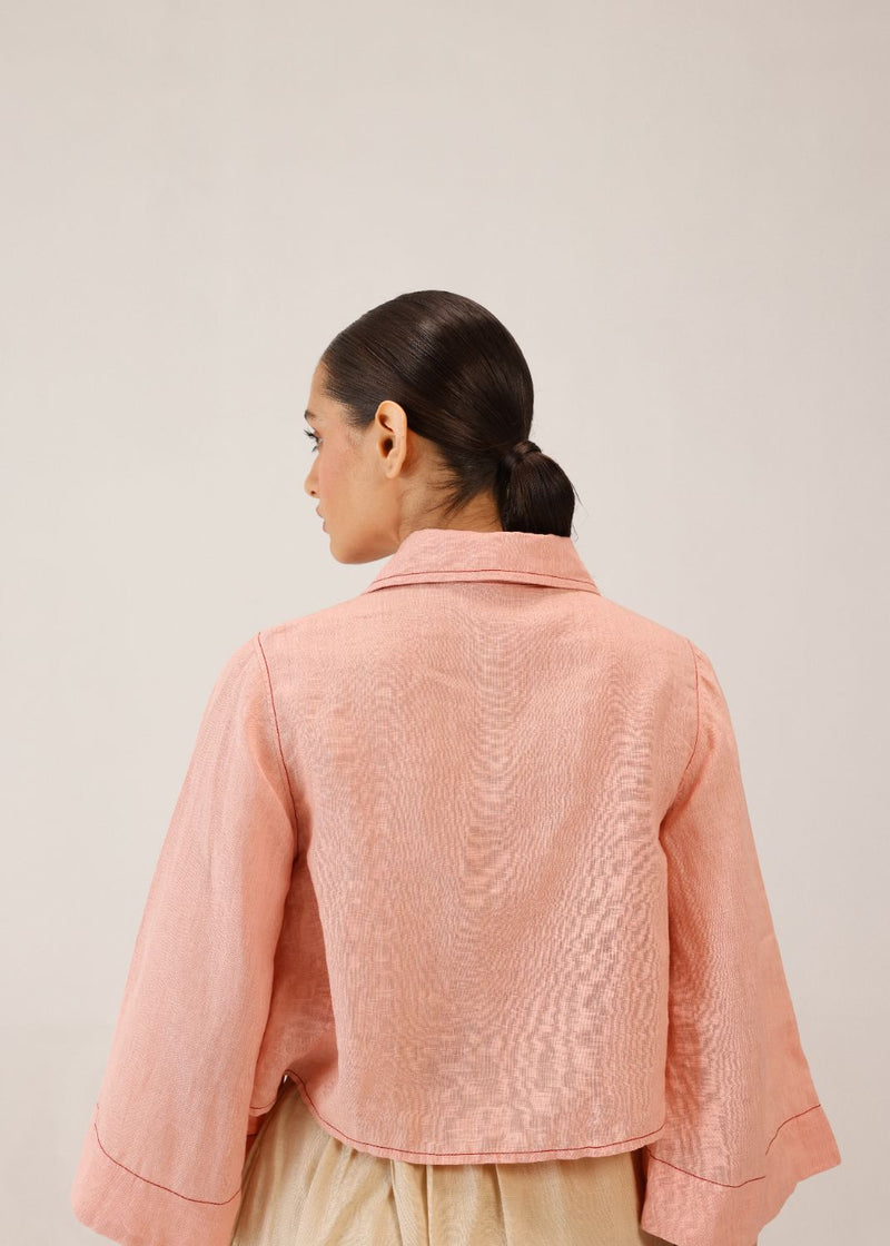 FERN TOP - DOLL ROSE CROSS STITCH all linen by CORD for women in Singapore