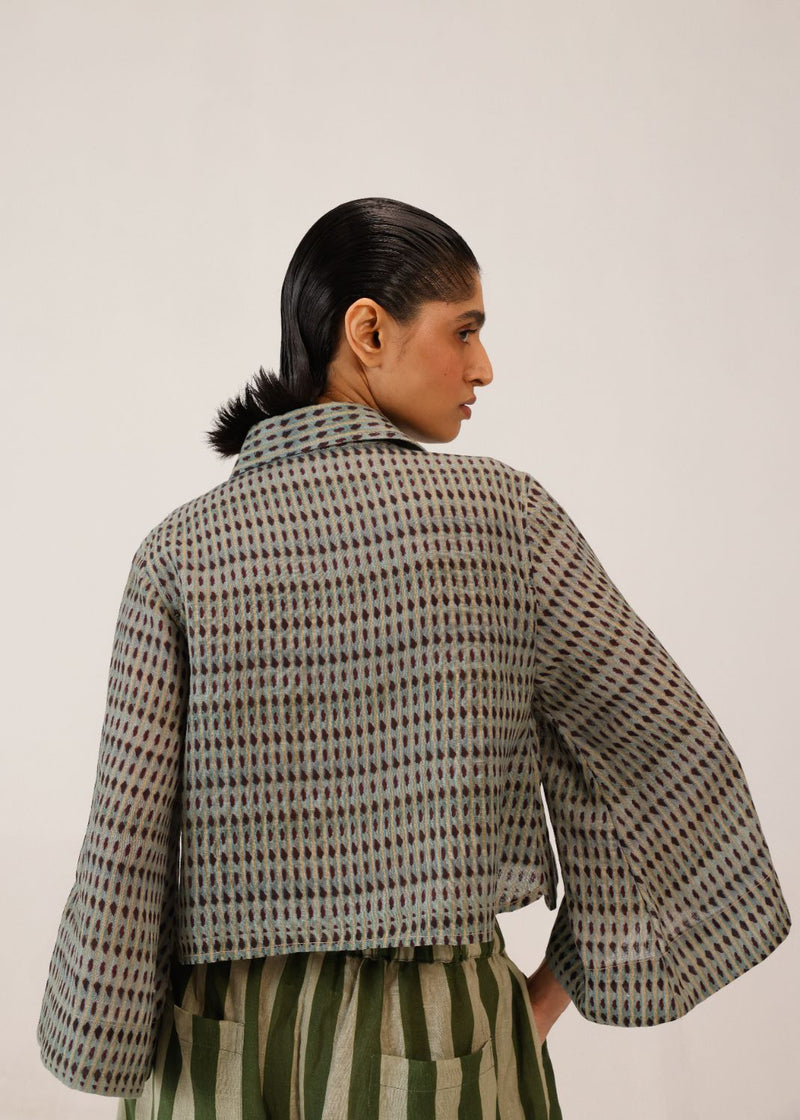 FERN TOP - FISH APPL all linen by CORD for women in Singapore