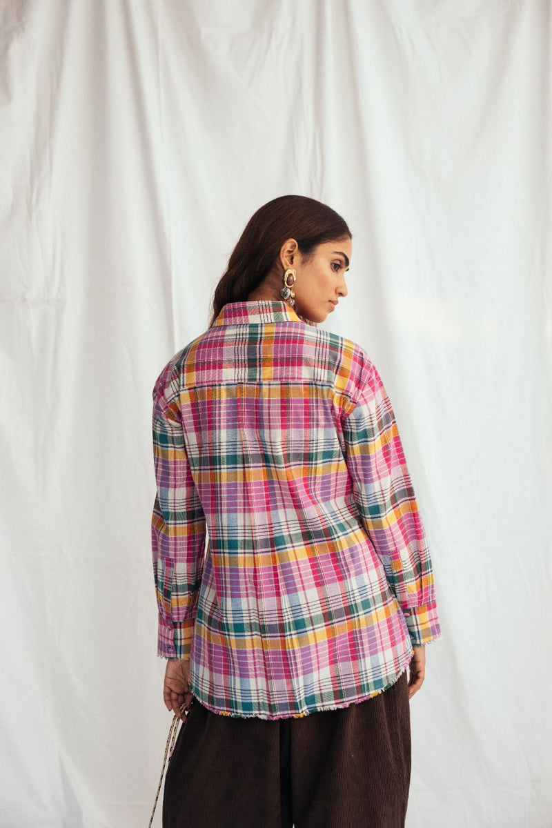 Sherbet Wrap Shirt cotton by JodiLife for women in Singapore