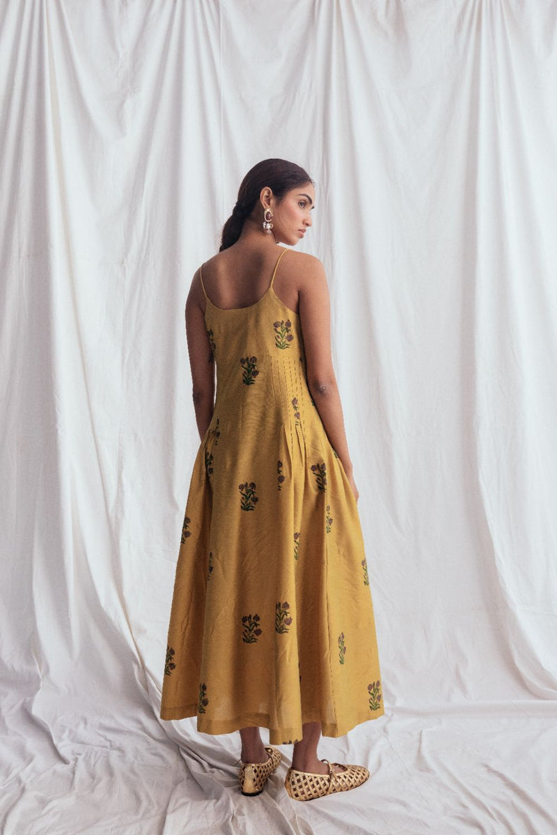 Nimbu Silk Dress silk by JodiLife for women in Singapore