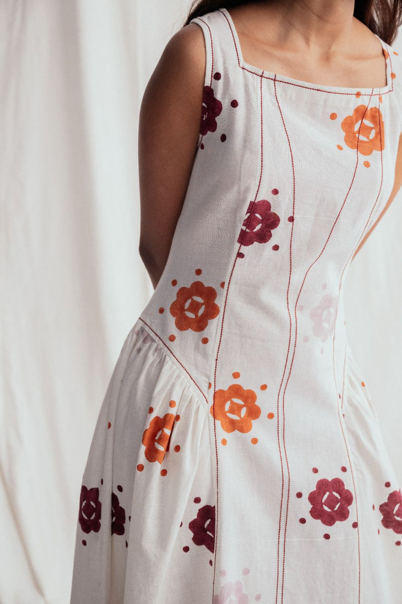 Thandai Day Dress cotton by JodiLife for women in Singapore