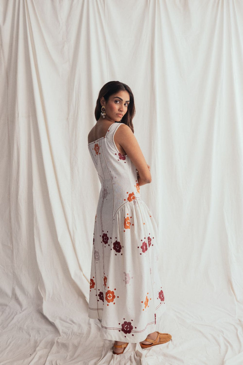 Thandai Day Dress cotton by JodiLife for women in Singapore