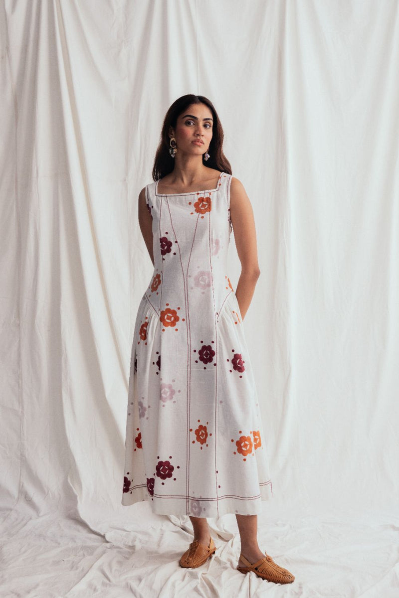 Thandai Day Dress cotton by JodiLife for women in Singapore