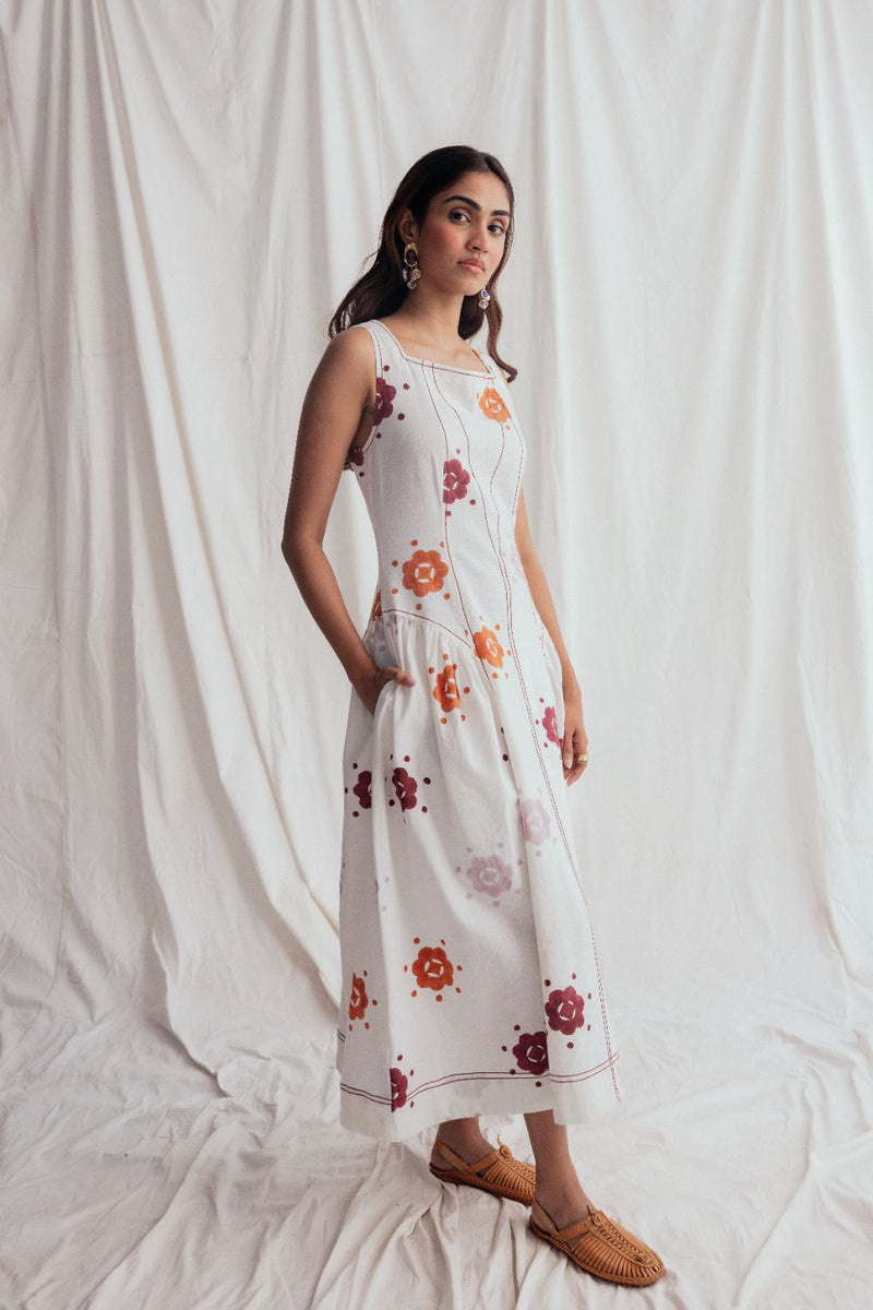 Thandai Day Dress cotton by JodiLife for women in Singapore