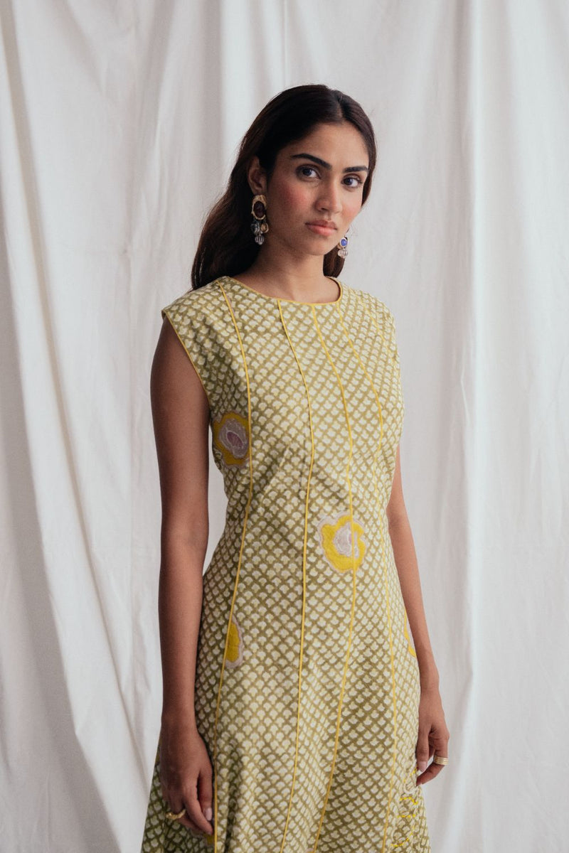 Panna Panel Dress cotton by JodiLife for women in Singapore