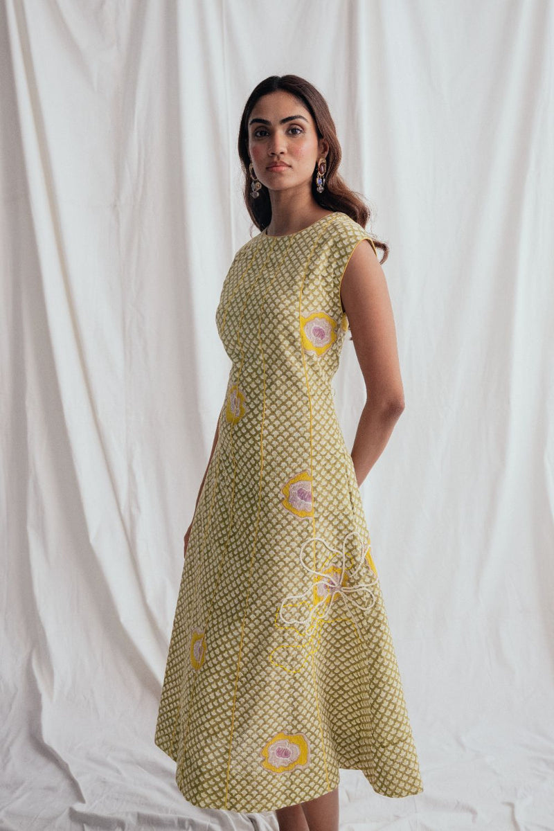 Panna Panel Dress cotton by JodiLife for women in Singapore