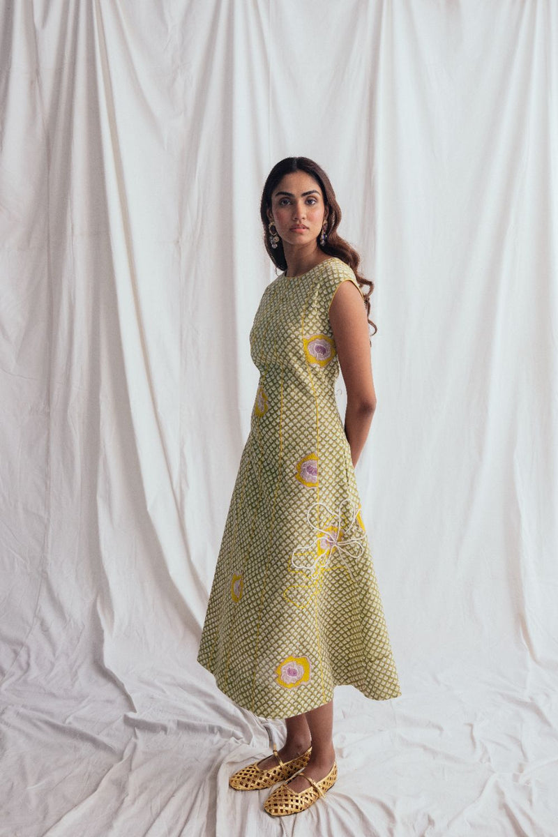 Panna Panel Dress cotton by JodiLife for women in Singapore