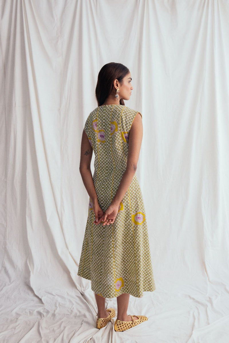 Panna Panel Dress cotton by JodiLife for women in Singapore