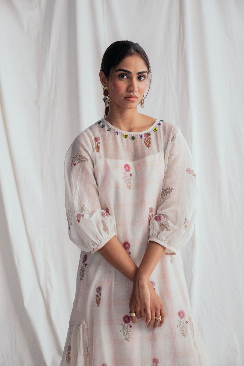 Kulfi Peasent Dress chanderi by JodiLife for women in Singapore