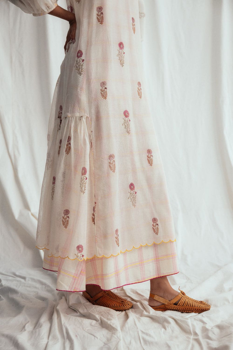 Kulfi Peasent Dress chanderi by JodiLife for women in Singapore
