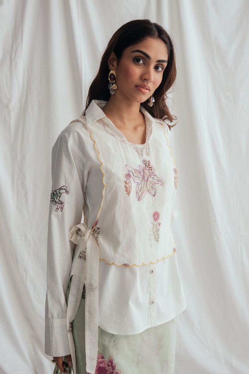 Kulfi Bib chanderi by JodiLife for women in Singapore