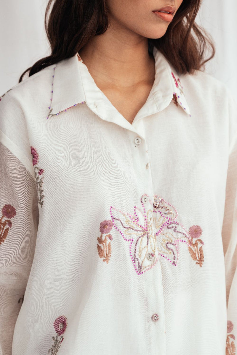 Kulfi Shirt chanderi by JodiLife for women in Singapore