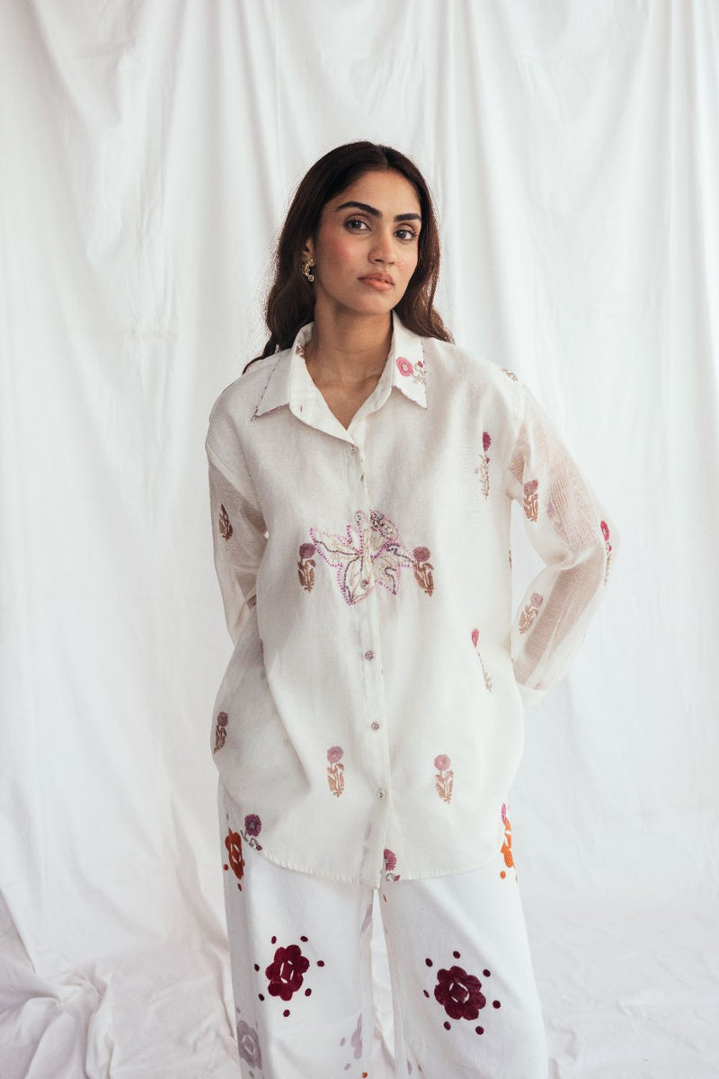 Kulfi Shirt chanderi by JodiLife for women in Singapore