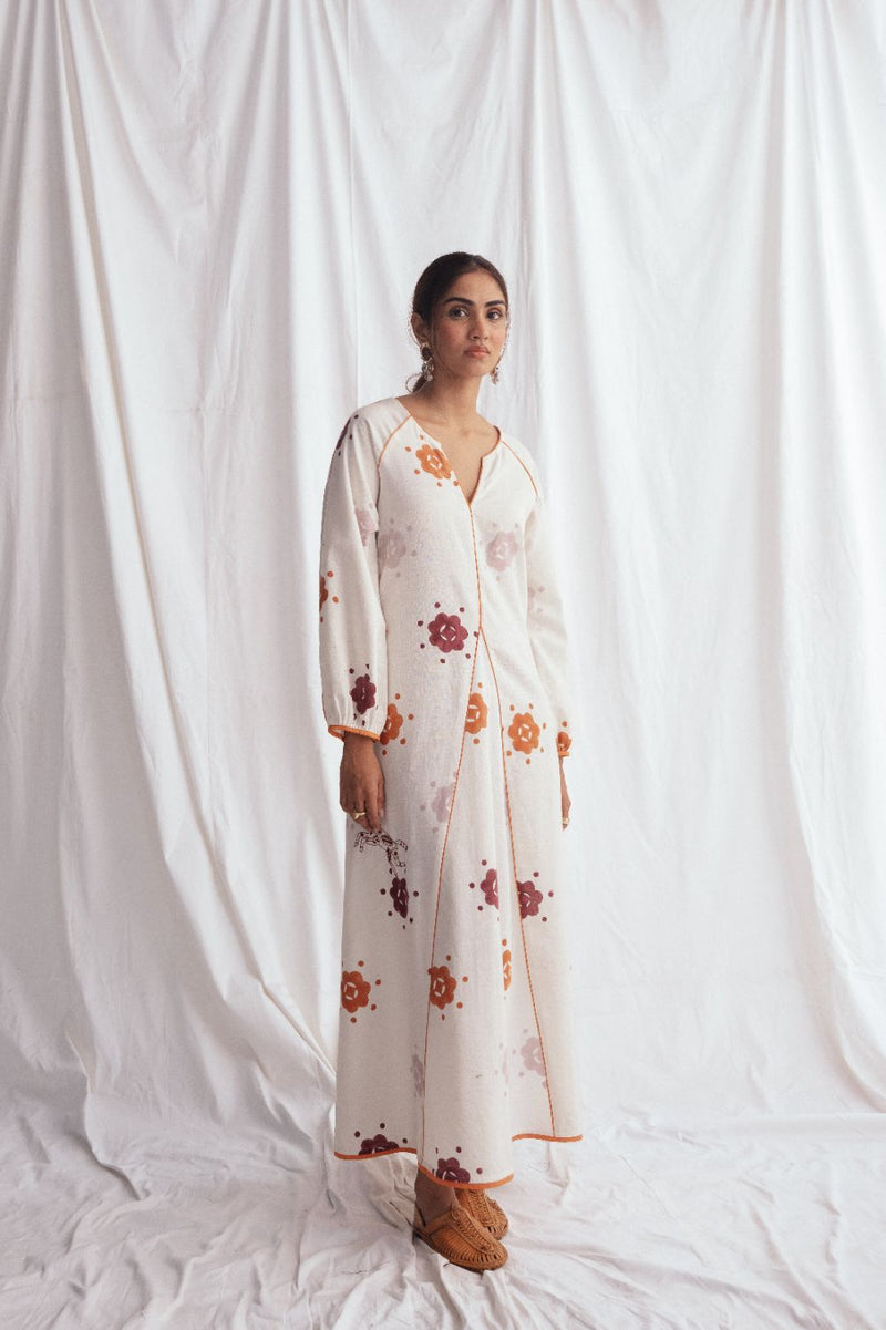 Thandai Peasent Dress cotton by JodiLife for women in Singapore