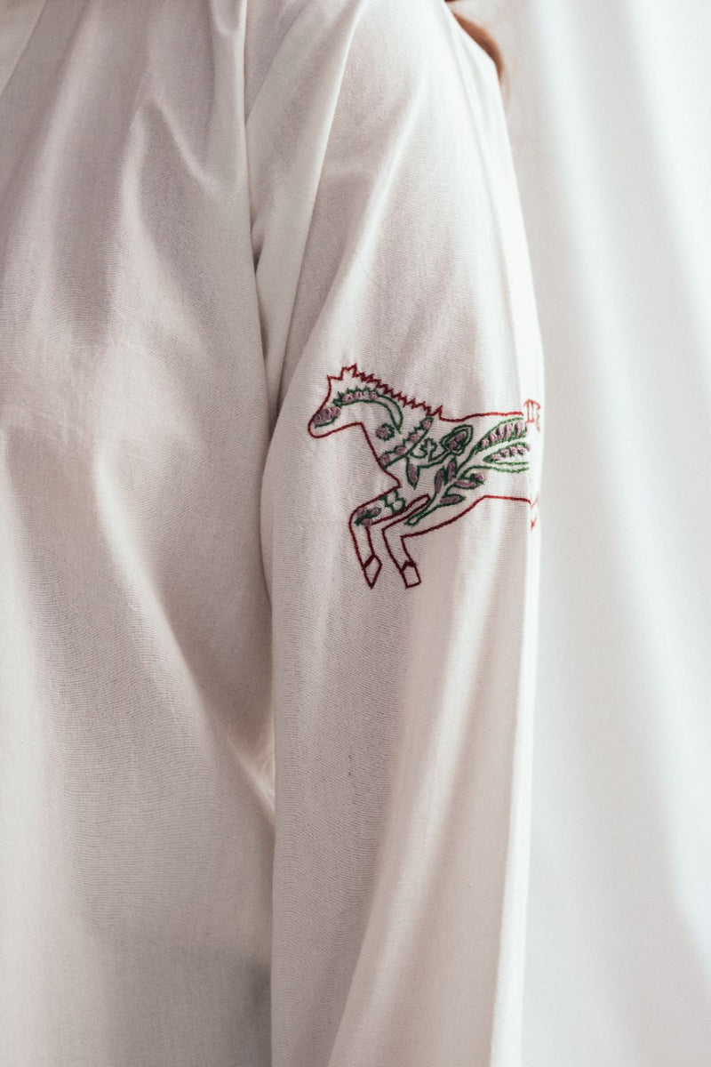 Thandai Solid Shirt poplin by JodiLife for women in Singapore