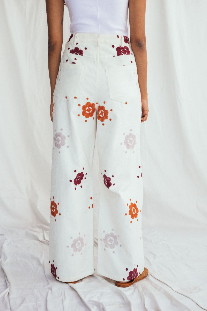 Thandai Corduroy Trousers corduroy by JodiLife for women in Singapore