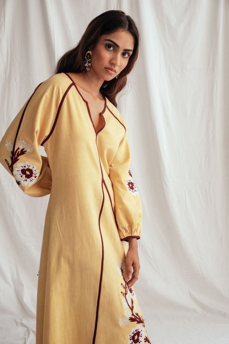 Aamras Handloom Peasent Dress cotton by JodiLife for women in Singapore