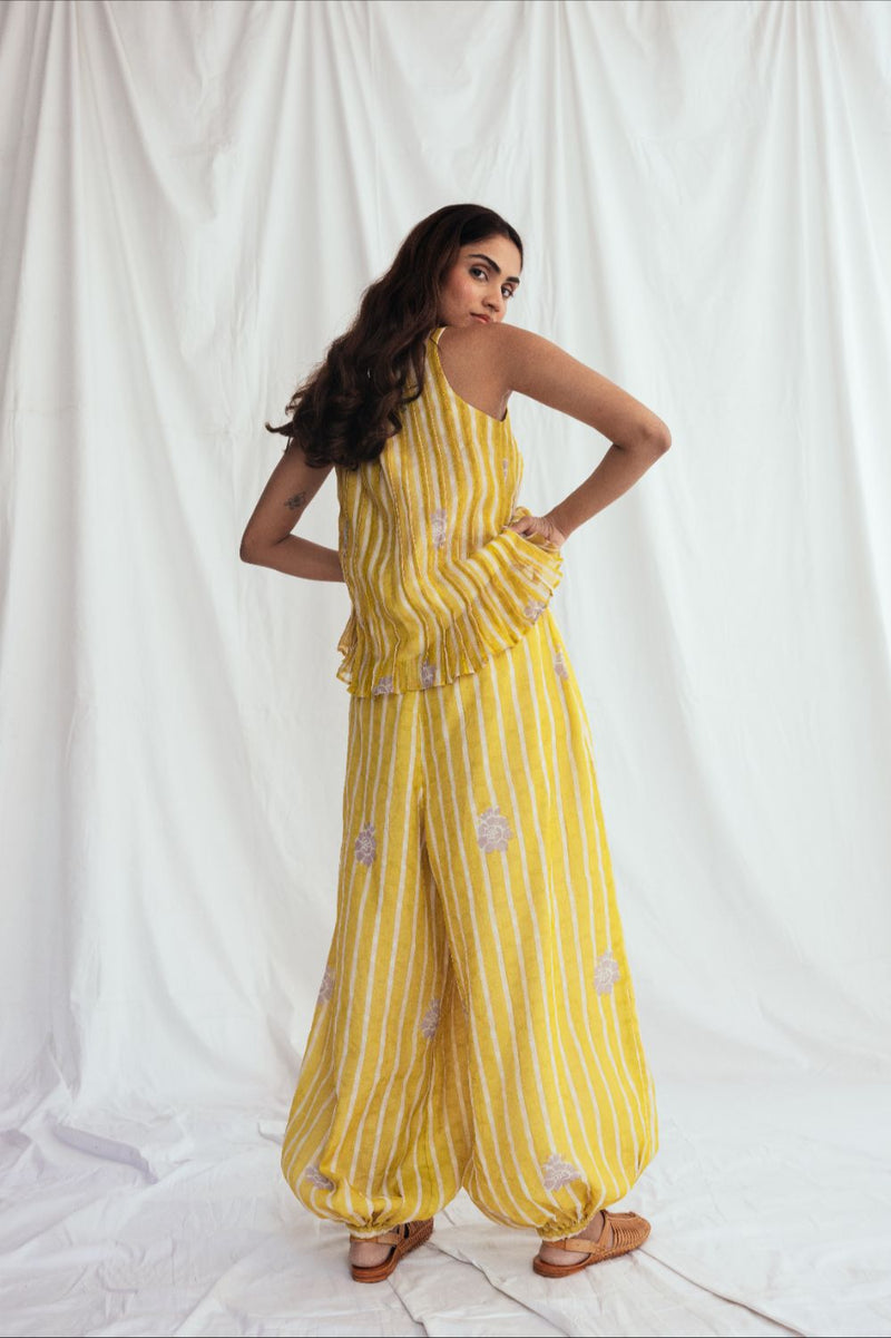 Dhoop Pleated Top chanderi by JodiLife for women in Singapore