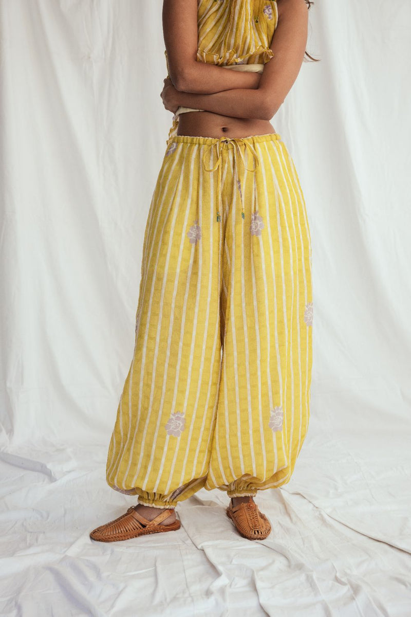 Dhoop Balloon Pants chanderi by JodiLife for women in Singapore