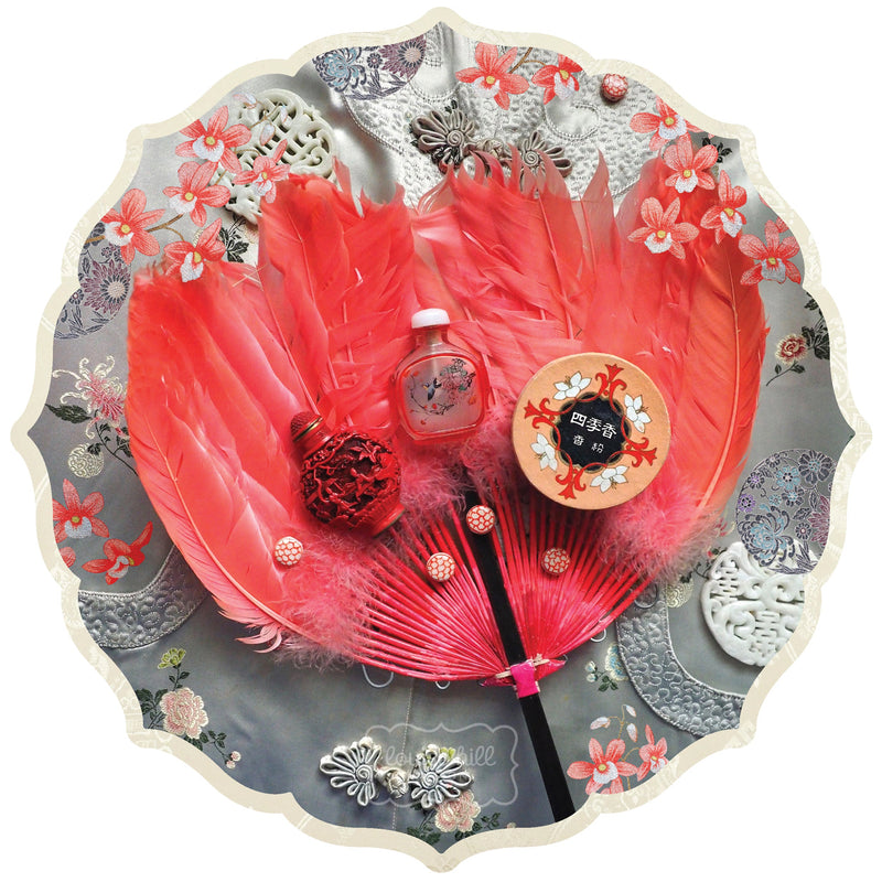 Flamingo Pink Fan