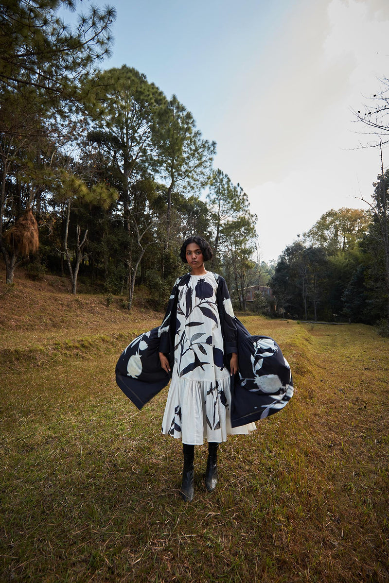 Wild Impression co-ord set cotton by Khara Kapas in multi for women in Singapore