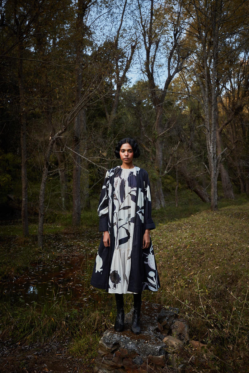 Wild Impression co-ord set cotton by Khara Kapas in multi for women in Singapore