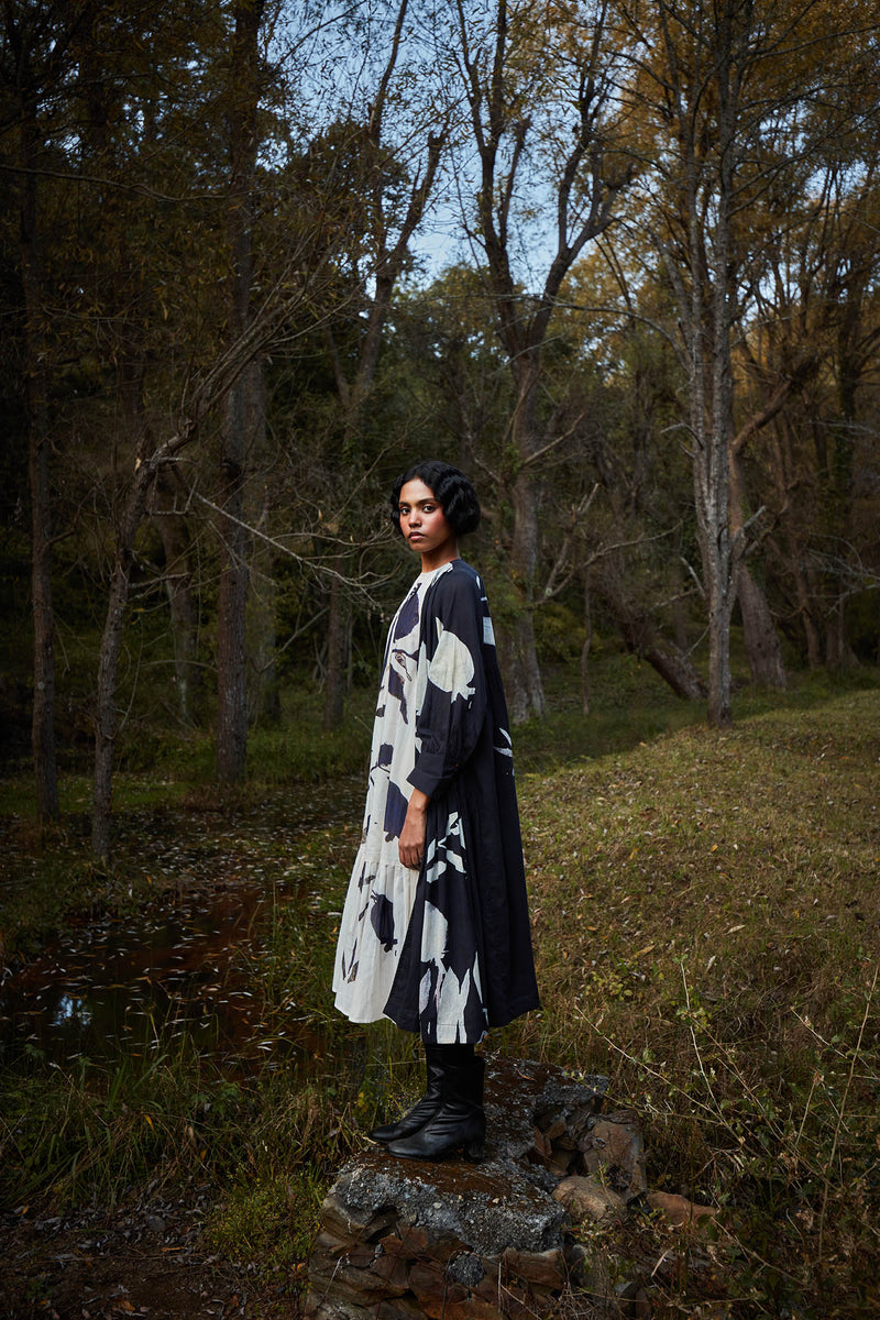 Wild Impression co-ord set cotton by Khara Kapas in multi for women in Singapore
