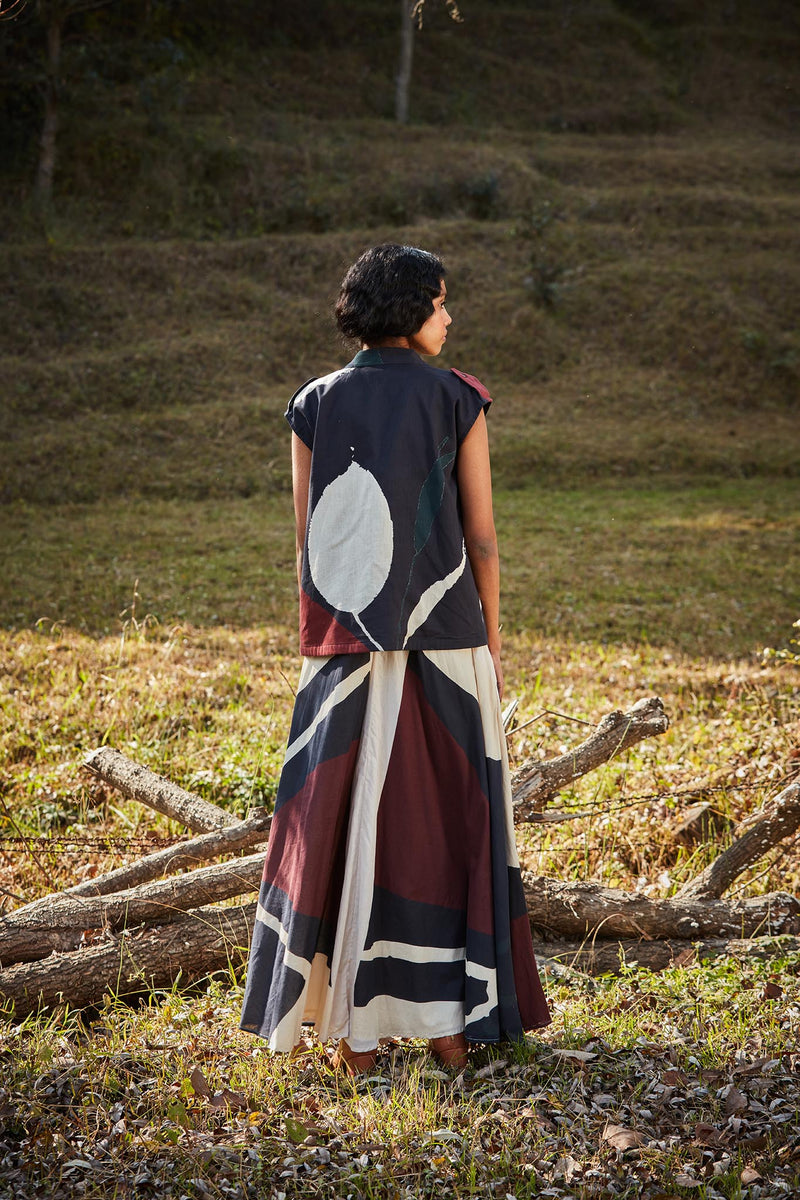 Wildberry co-ord set cotton by Khara Kapas in multi for women in Singapore