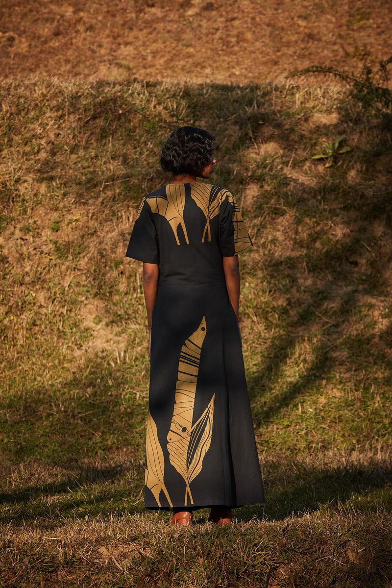 Highland Jumpsuit oxford by Khara Kapas in grey for women in Singapore