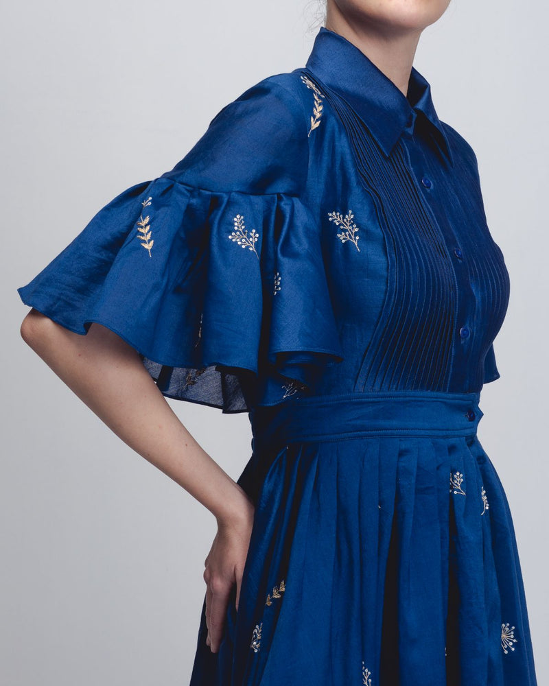 Fons Dress - Red cotton Buy Fons Dress - Red from C&W | Dresses for Women by Leh Studios in red color for women in Singapore