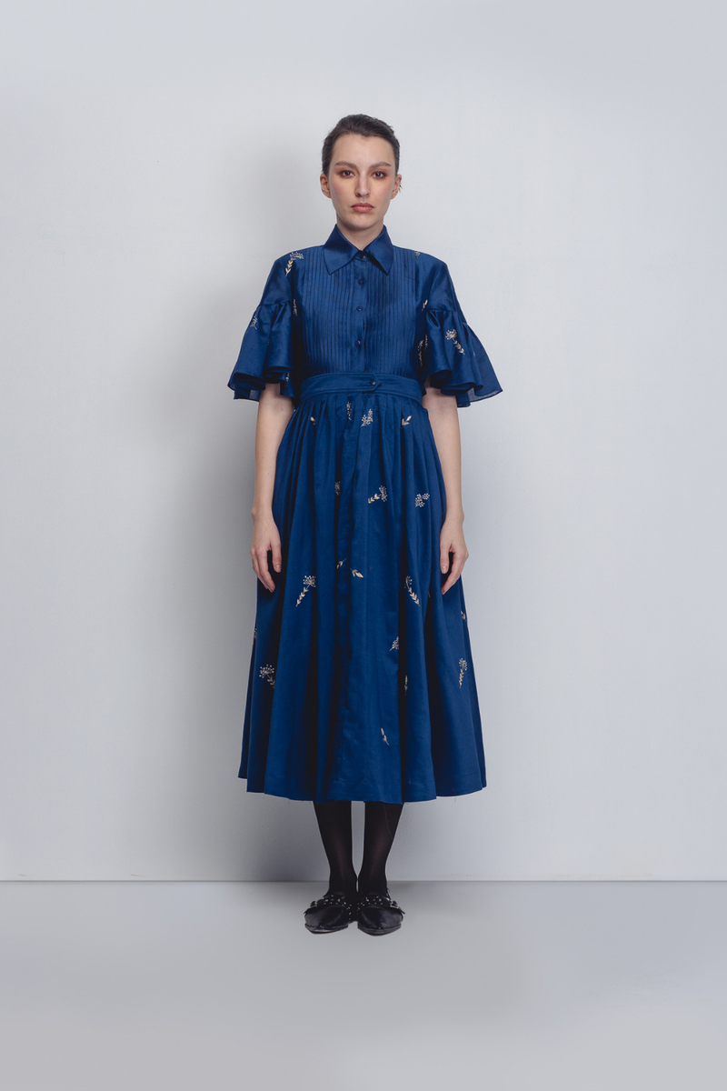 Fons Dress - Red cotton Buy Fons Dress - Red from C&W | Dresses for Women by Leh Studios in red color for women in Singapore