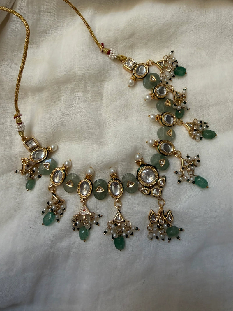 DHFP26-18 FRANCIS GREEN NECKLACE