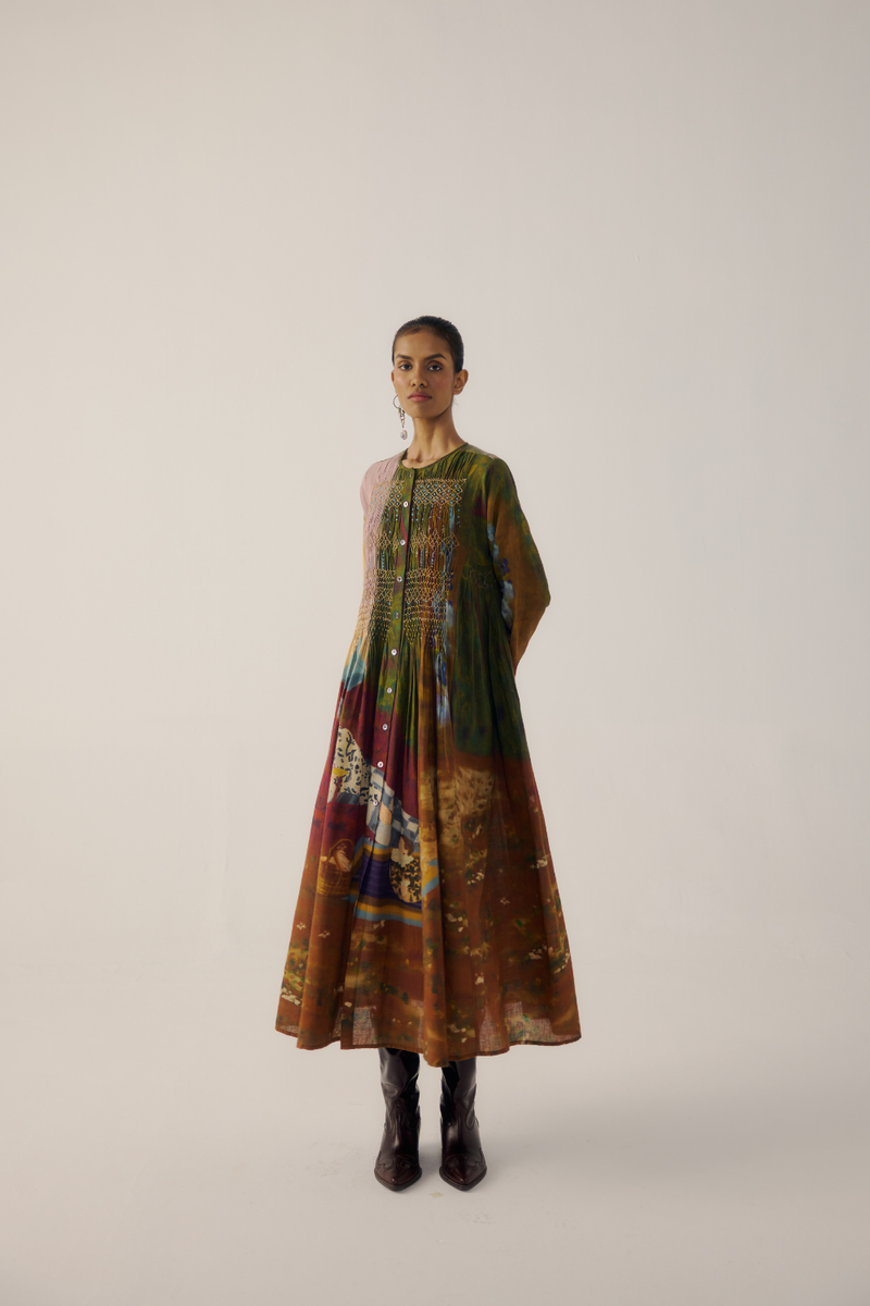 FRIDA DRESS-Lakeside cotton by CORD for women in Singapore