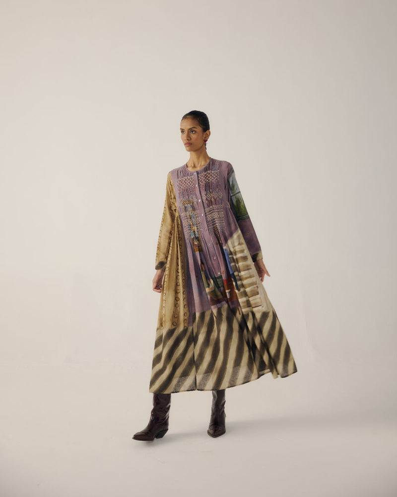 FRIDA DRESS-Living Room cotton by CORD for women in Singapore