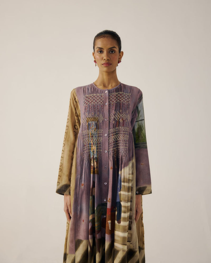 FRIDA DRESS-Living Room cotton by CORD for women in Singapore