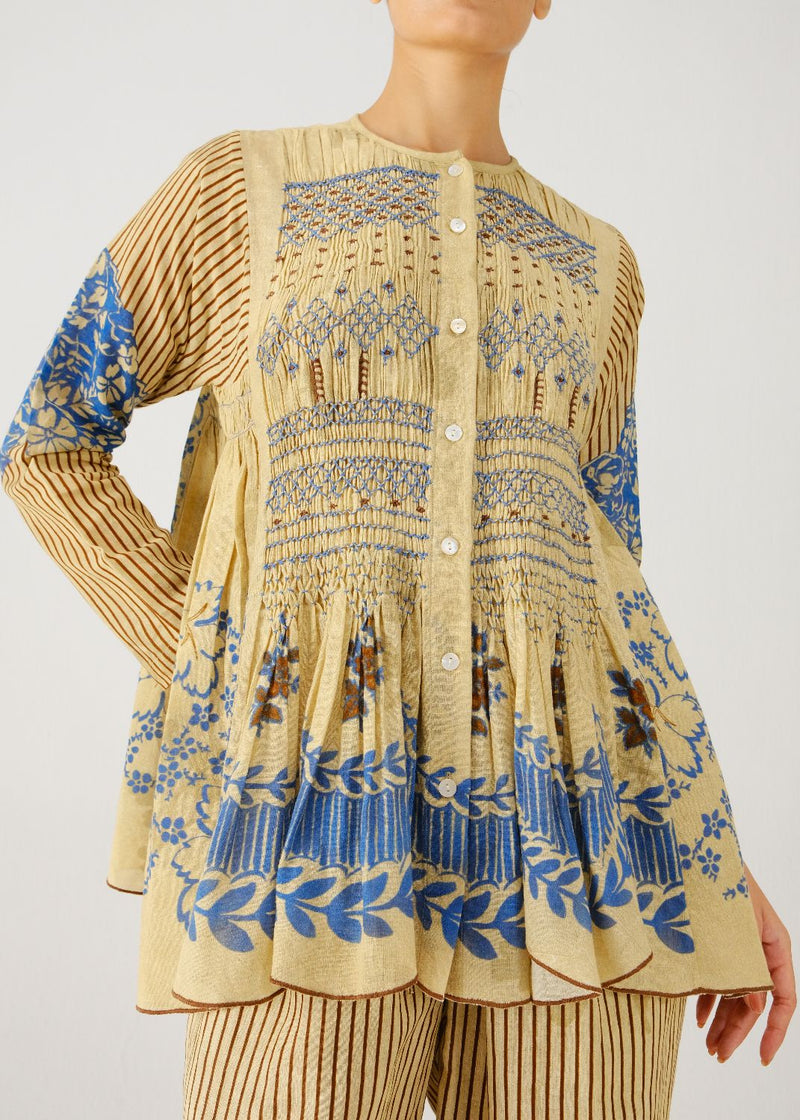 Frida set-Bluebell linen by CORD for women in Singapore