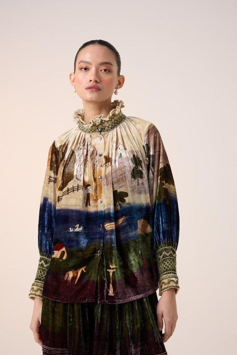 FARMER SET-VILLAGE PRINT by CORD for women in Singapore