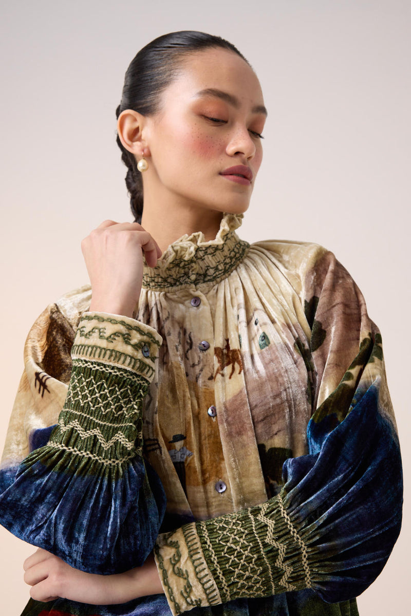 FARMER SET-VILLAGE PRINT by CORD for women in Singapore