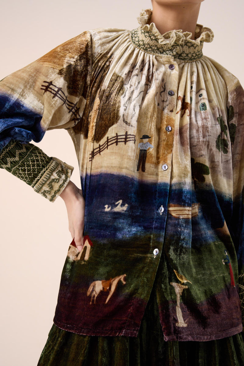 FARMER SET-VILLAGE PRINT by CORD for women in Singapore