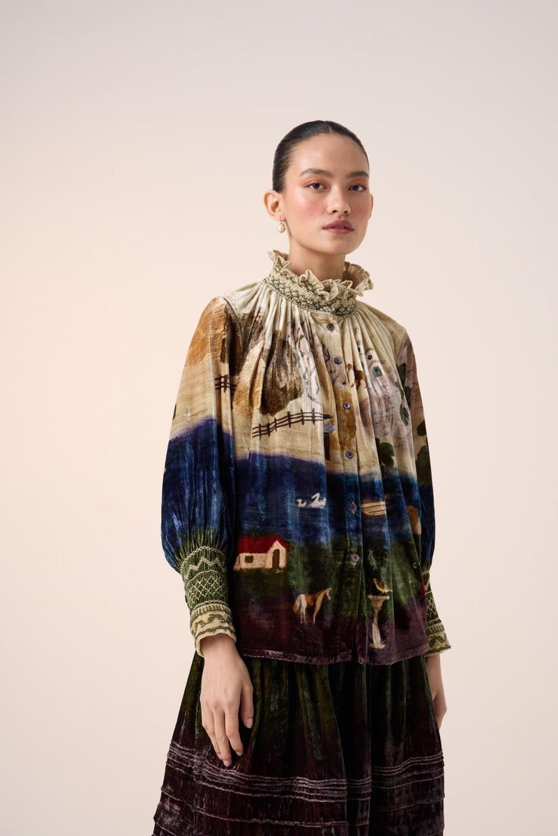 FARMER SET-VILLAGE PRINT by CORD for women in Singapore