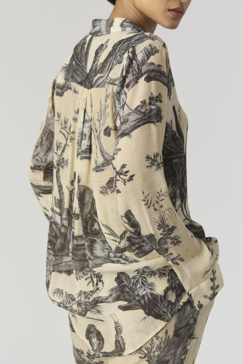 FESTA CO-ORD SET by Yam in grey color for women in Singapore