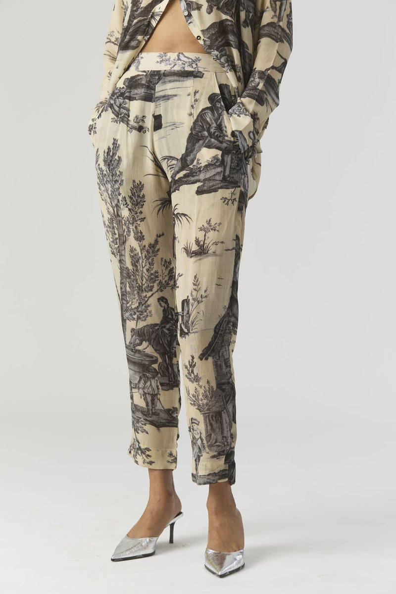 FESTA CO-ORD SET by Yam in grey color for women in Singapore