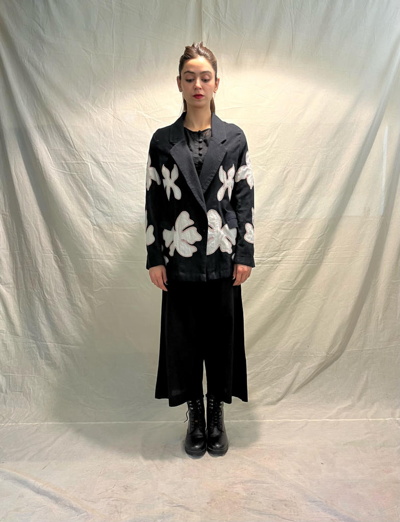 Floma Pants cotton by Ka-Sha in black color for women in Singapore