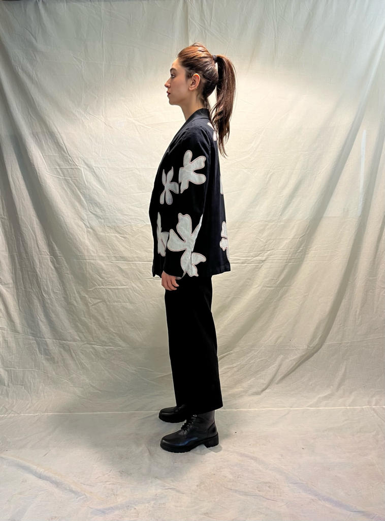 Floma Pants cotton by Ka-Sha in black color for women in Singapore